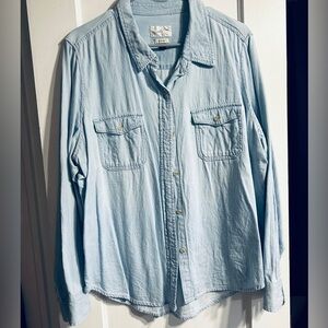 Long sleeved jean jacket